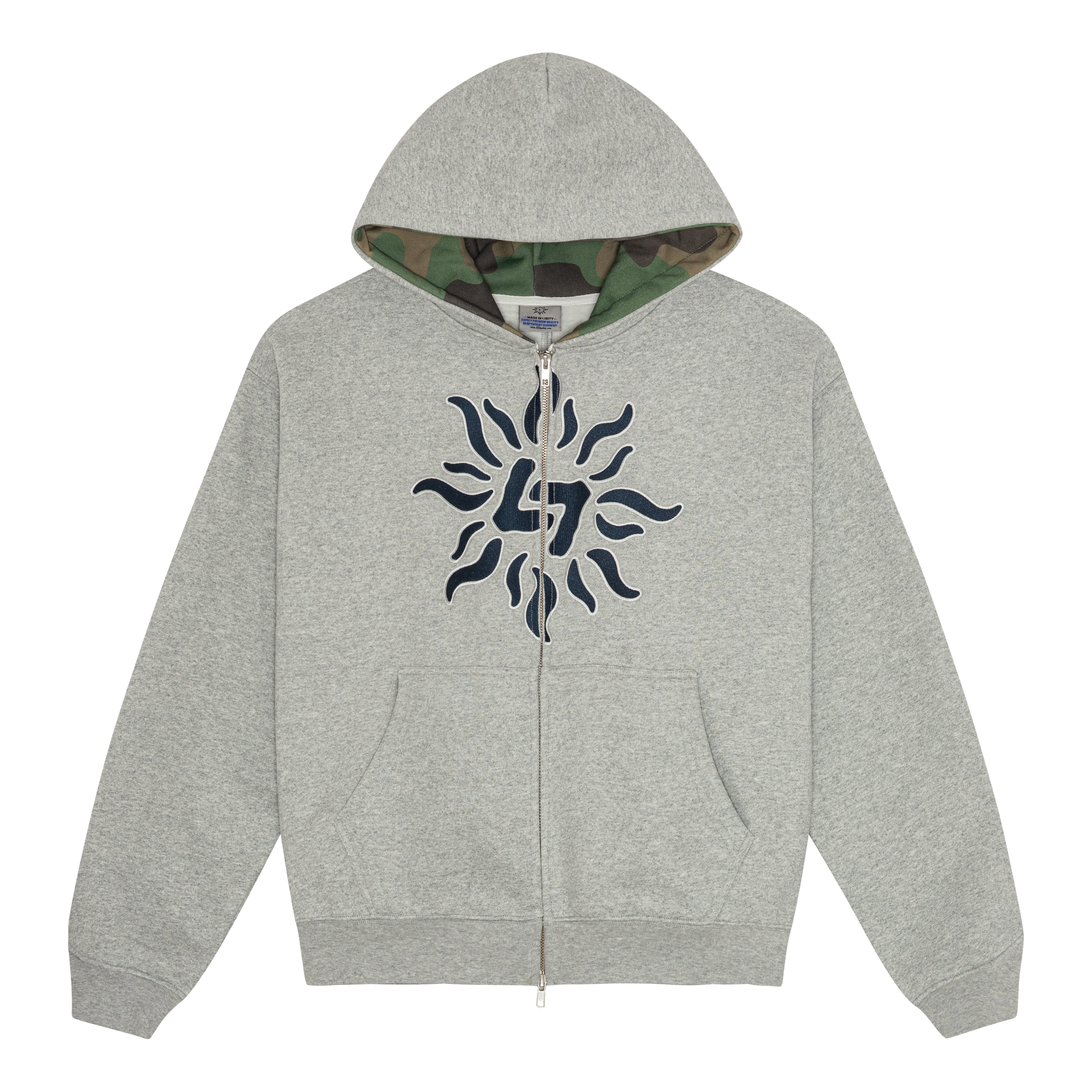 LIBITY ZIP HOODIE (GREY) – Libity
