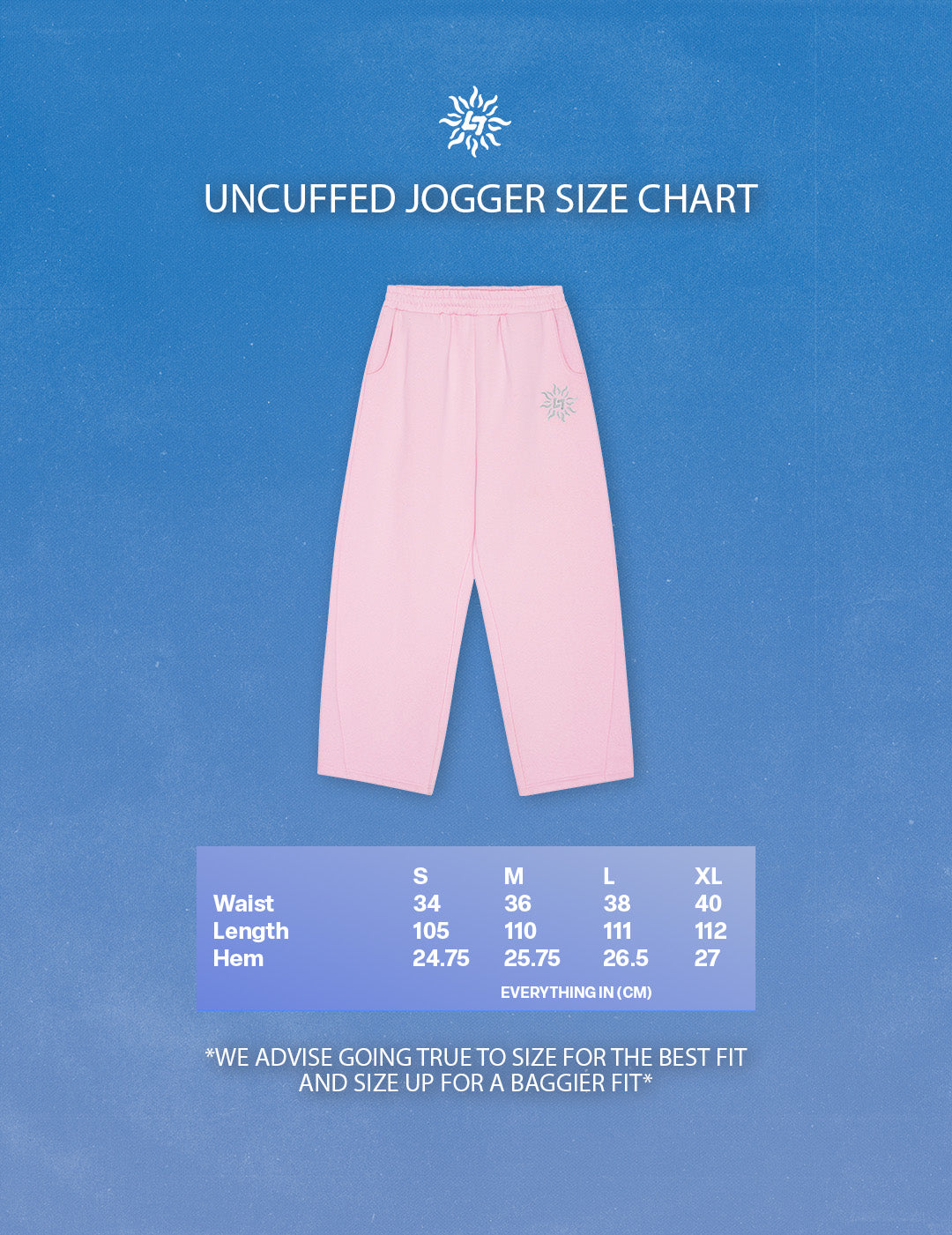LIBITY UNCUFFED JOGGER (PINK)