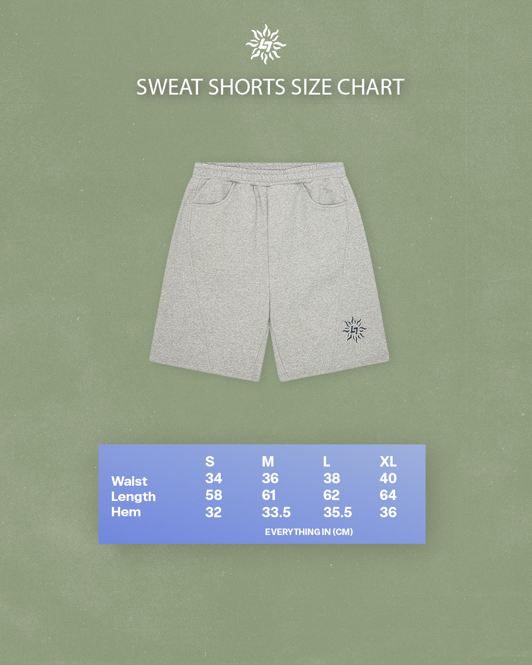 LIBITY SWEAT SHORTS (GREY)