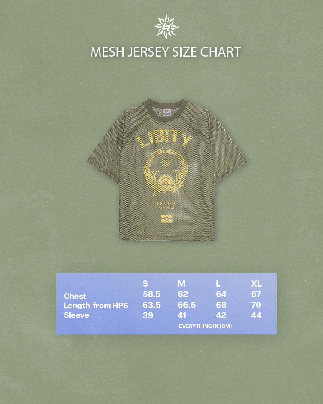 LIBITY PASSPORT MESH JERSEY (OLIVE)