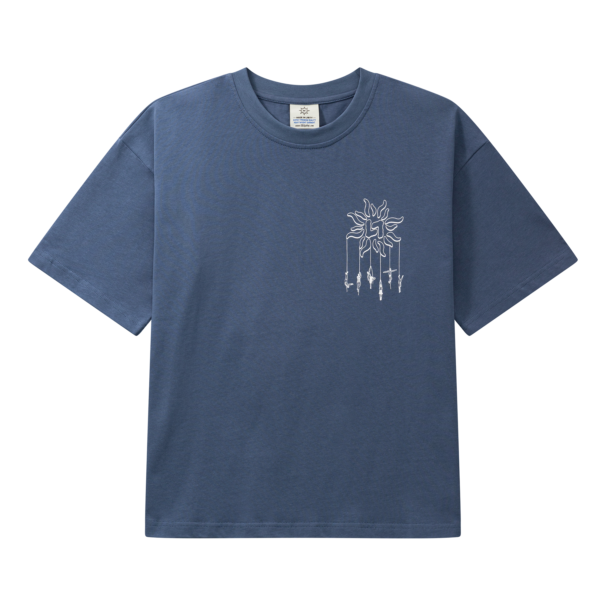 LIBITY 1 YEAR ANNIVERSARY TEE (BLUE) – Libity