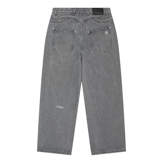 LIBITY RAW DENIM JEANS (GREY WASH)