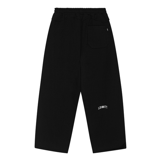 LIBITY UNCUFFED JOGGER (BLACK)