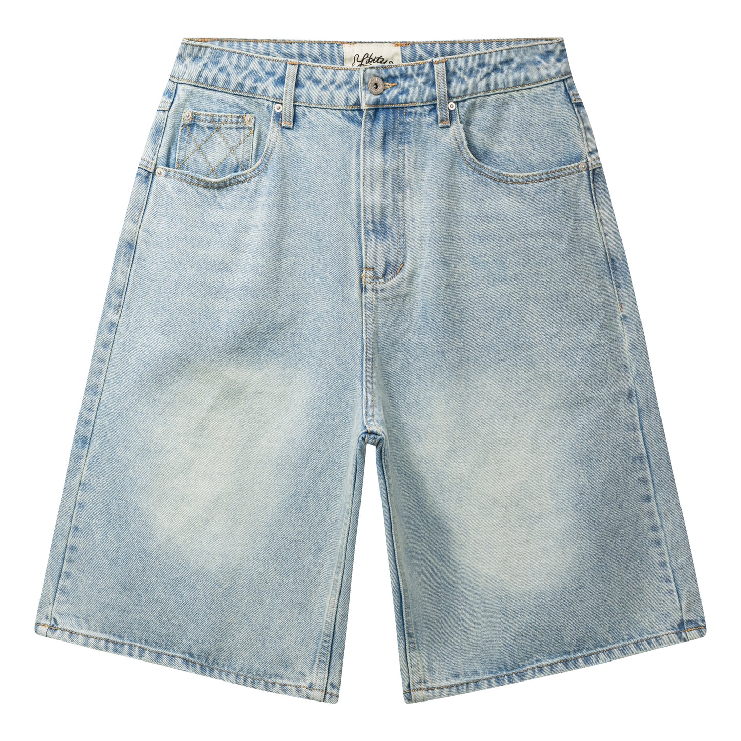 LIBITY BAGGY JORTS (LIGHT BLUE WASH)