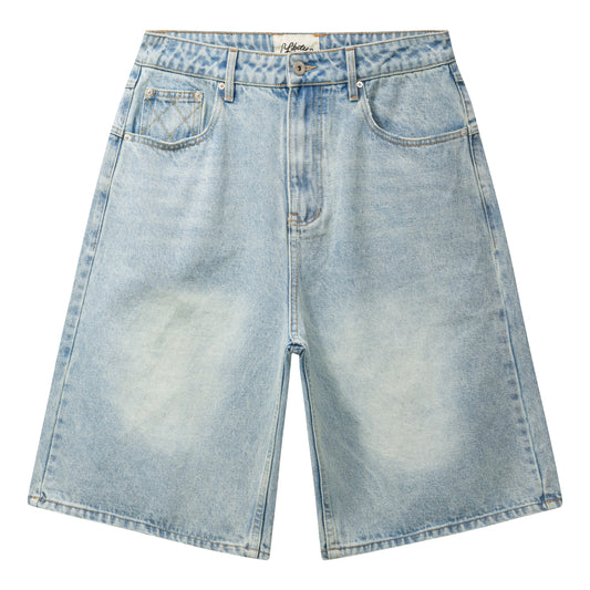 LIBITY BAGGY JORTS (LIGHT BLUE WASH)