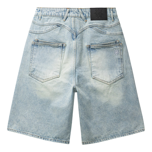 LIBITY BAGGY JORTS (LIGHT BLUE WASH)