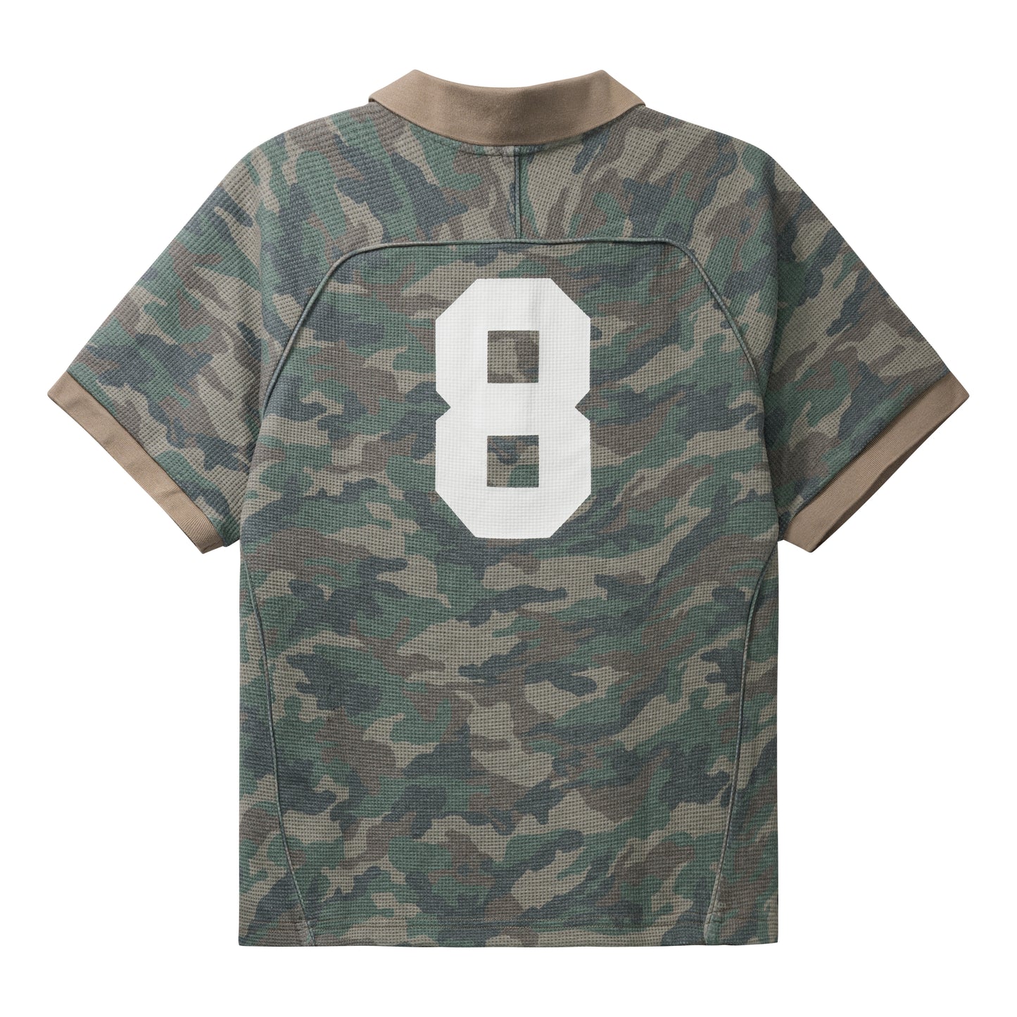 LIBITY WAFFLE POLO (WOODLAND CAMO)