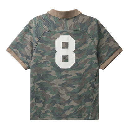LIBITY WAFFLE POLO (WOODLAND CAMO)
