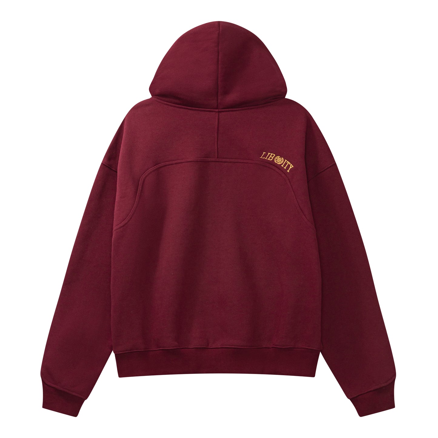 LIBITY ZIP HOODIE (BURGUNDY RED)