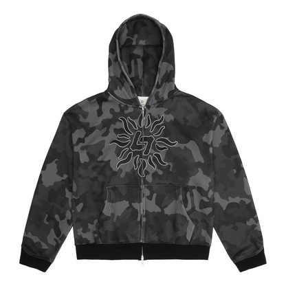 LIBITY ZIP HOODIE (DARK CAMO)