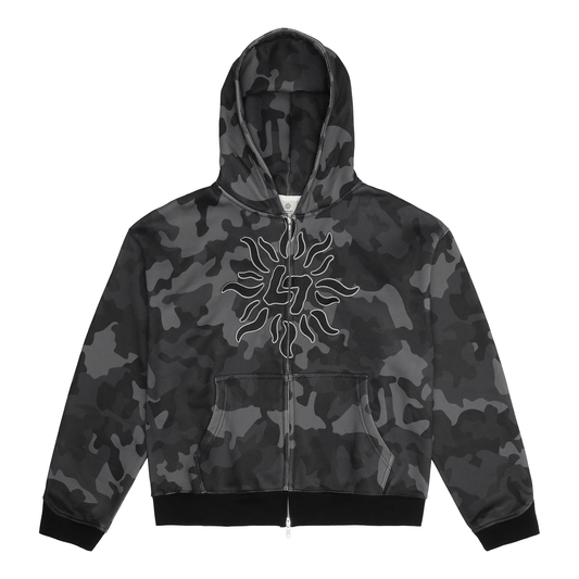 LIBITY ZIP HOODIE (DARK CAMO)