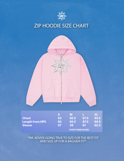 LIBITY ZIP HOODIE (PINK)