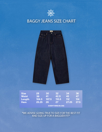 LIBITY RAW DENIM JEANS (RAW BLUE)