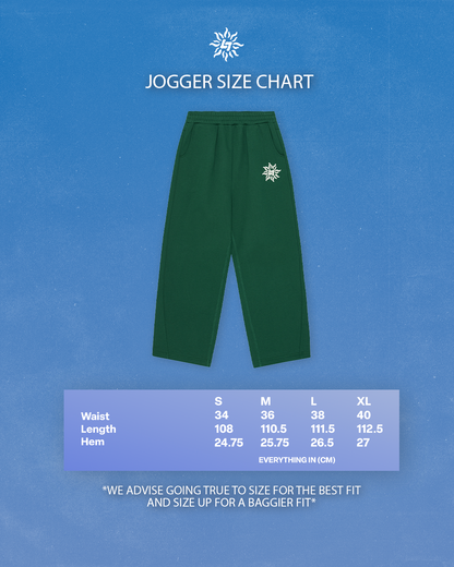 LIBITY UNCUFFED JOGGER (GREEN)