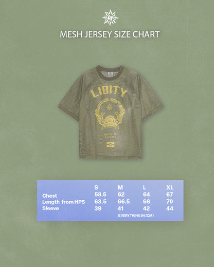 LIBITY PASSPORT MESH JERSEY (OLIVE)
