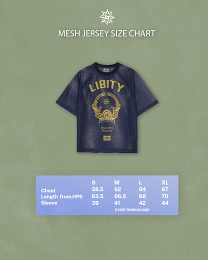 LIBITY PASSPORT MESH JERSEY (NAVY)