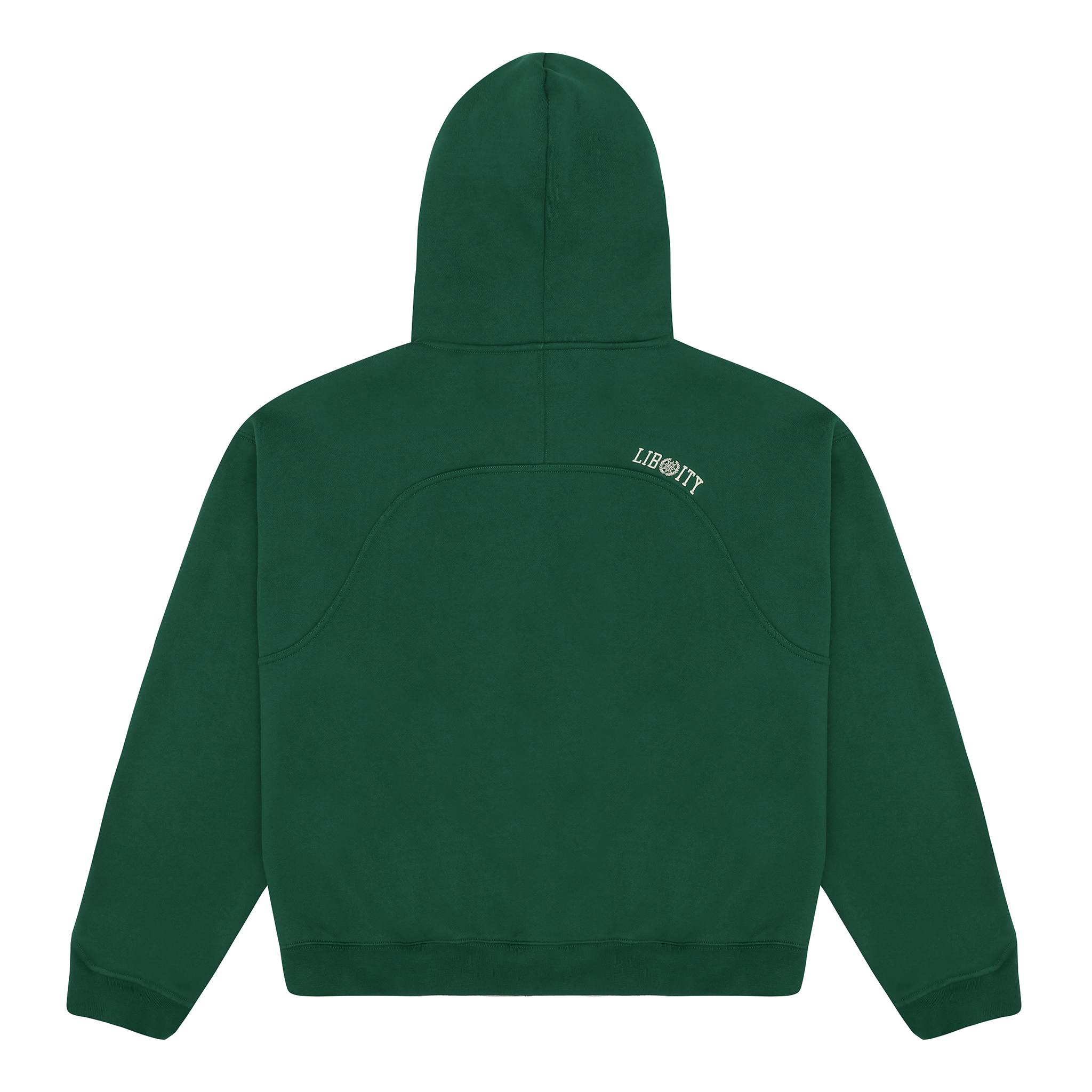 Libity ダブルジップフーディzip up hoody gray jimmy Double Zip Up