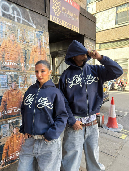 LIBITY ZIP HOODIE (RHINESTONE)