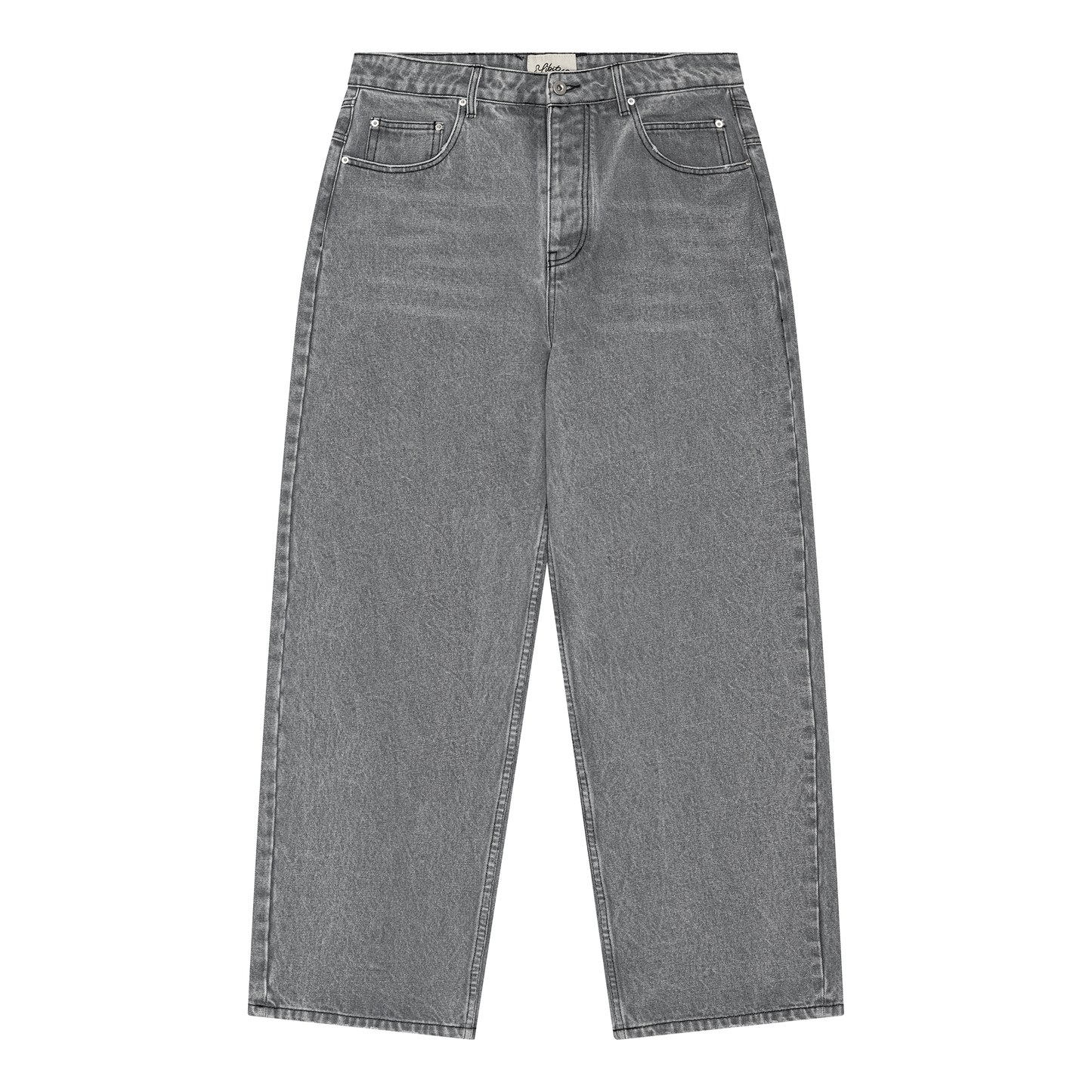 LIBITY RAW DENIM JEANS (GREY WASH)