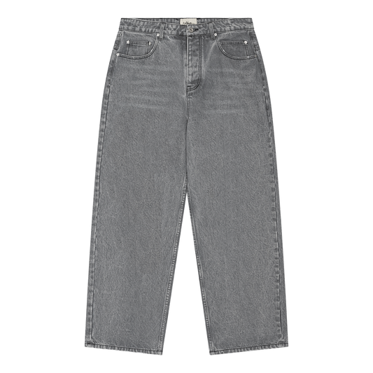 LIBITY RAW DENIM JEANS (GREY WASH)