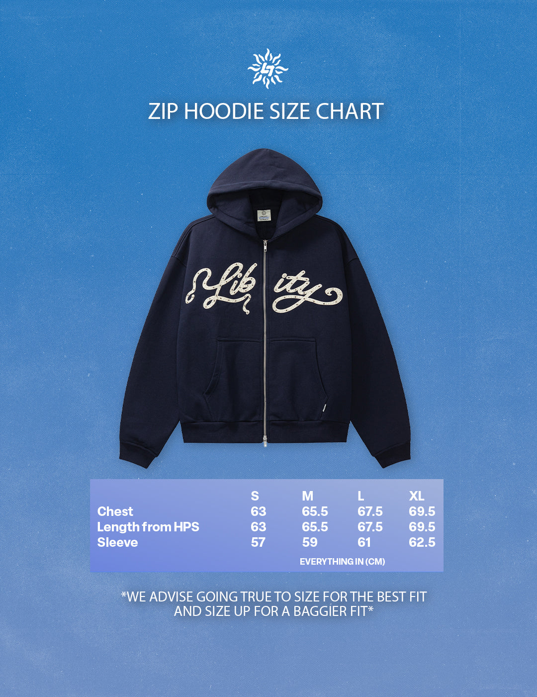 LIBITY ZIP HOODIE (RHINESTONE)
