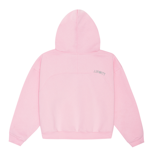 LIBITY ZIP HOODIE (PINK)