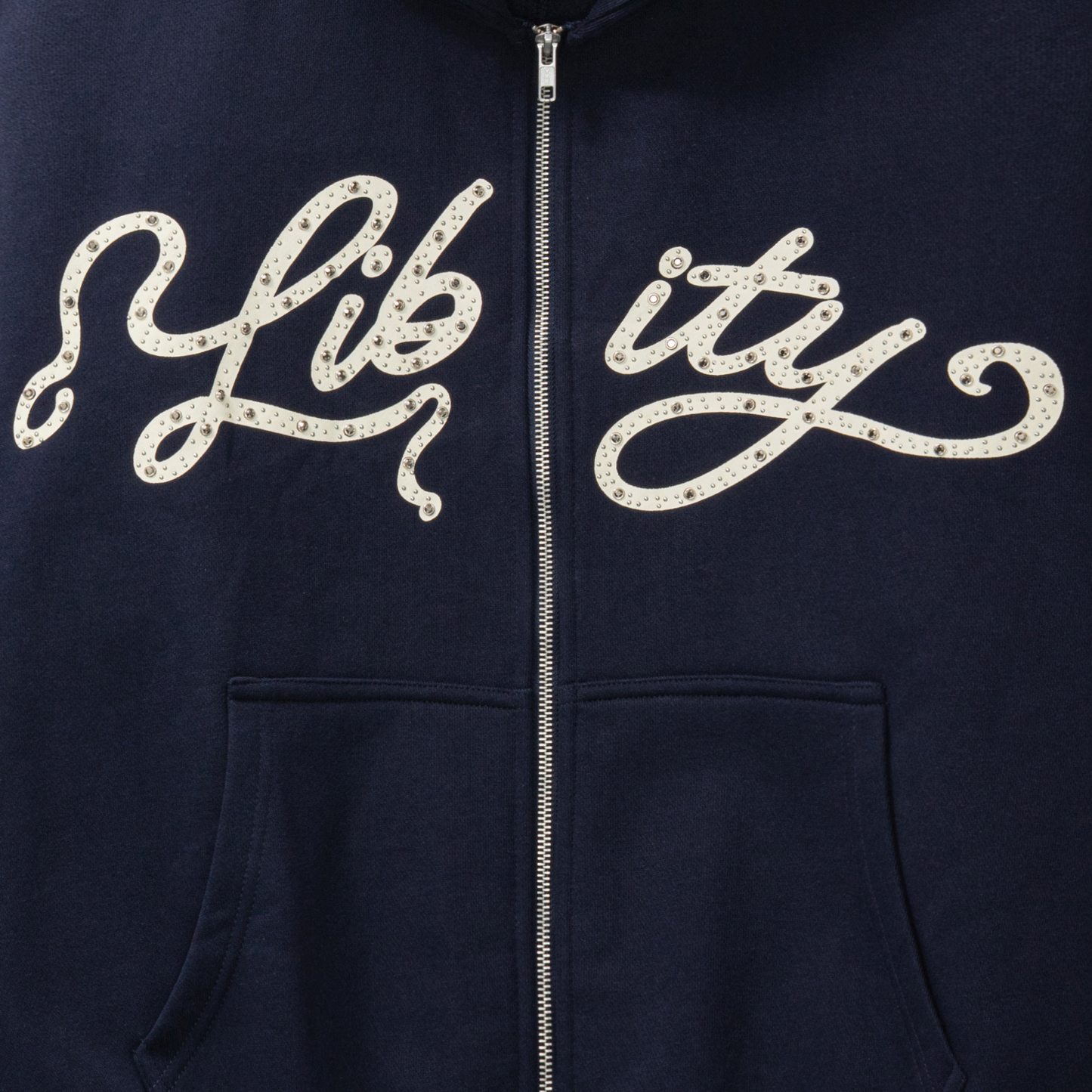 LIBITY ZIP HOODIE (RHINESTONE)